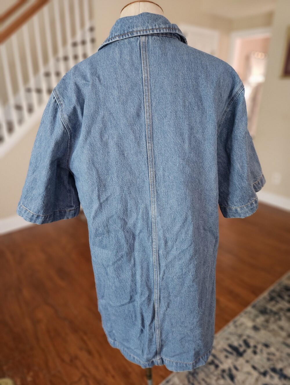 Future Collective Denim Dress Medium - Picture 3 of 4